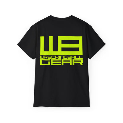 Wreckingball Gear - The Classic Tee - Lime logo