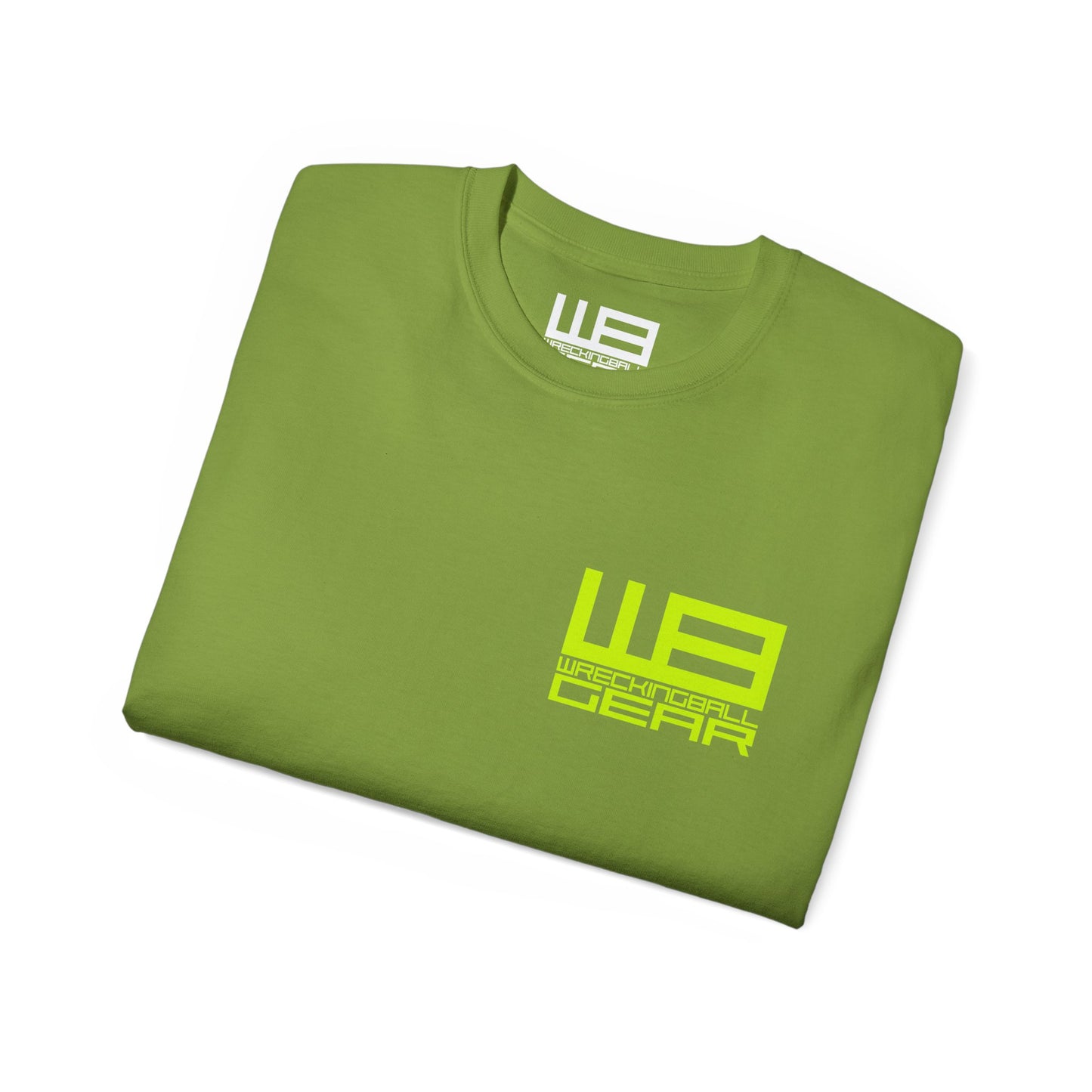 Wreckingball Gear - The Classic Tee - Lime logo