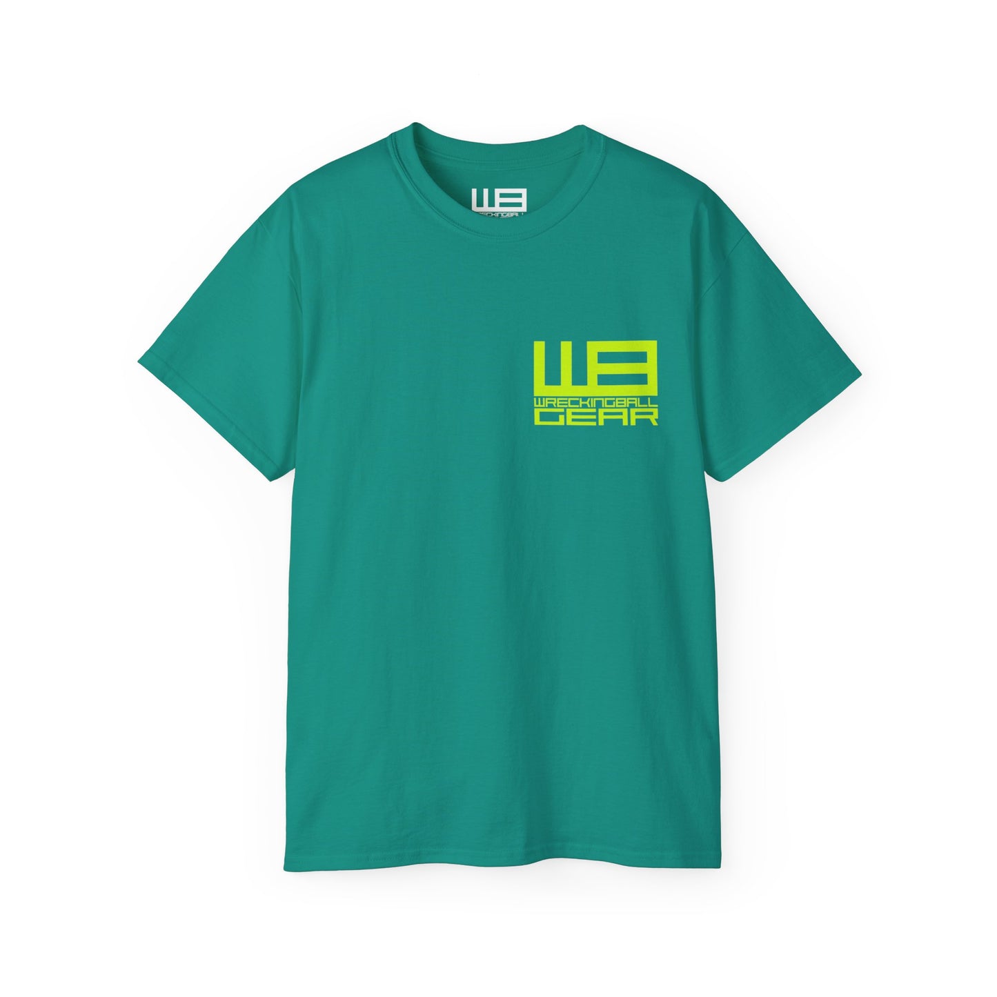 Wreckingball Gear - The Classic Tee - Lime logo