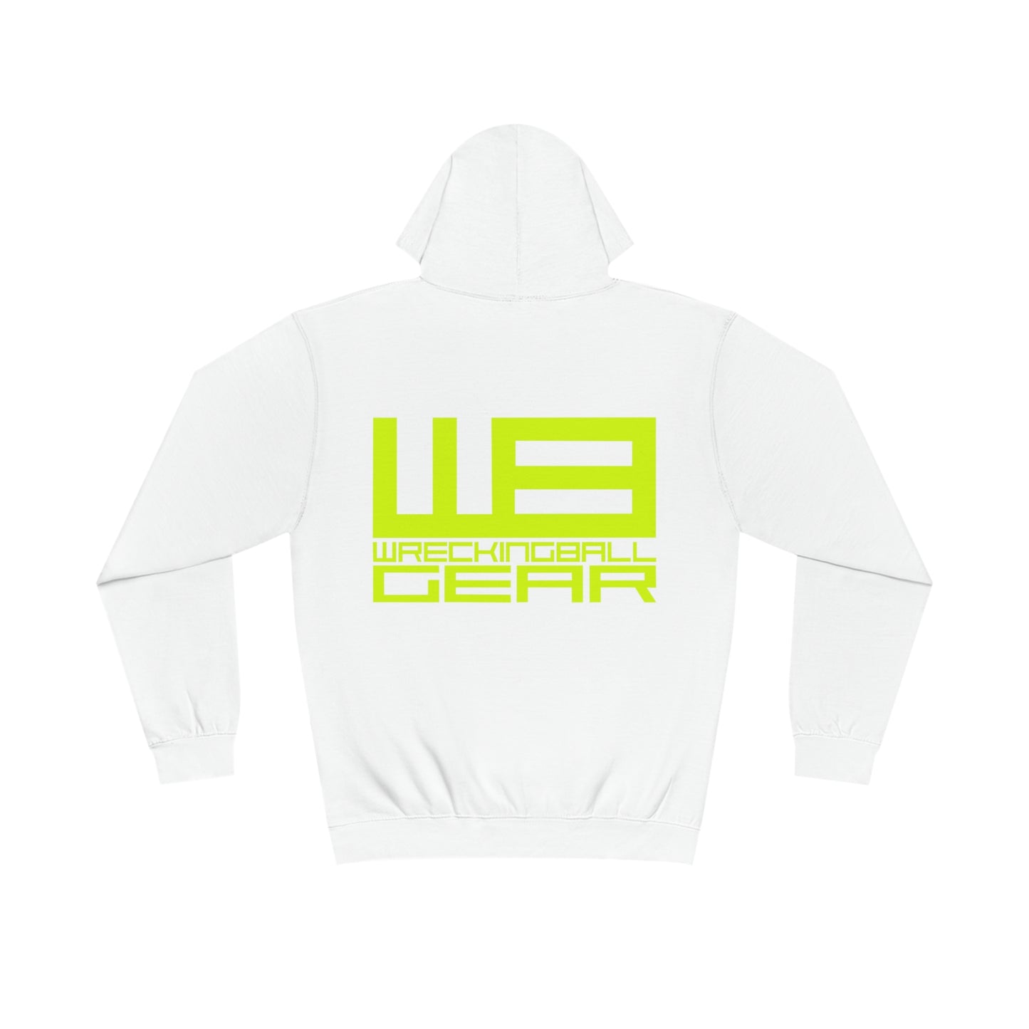 Wreckingball Gear - Varsity Hoodie Lime