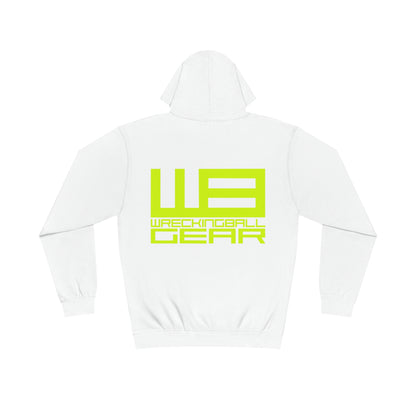 Wreckingball Gear - Varsity Hoodie Lime