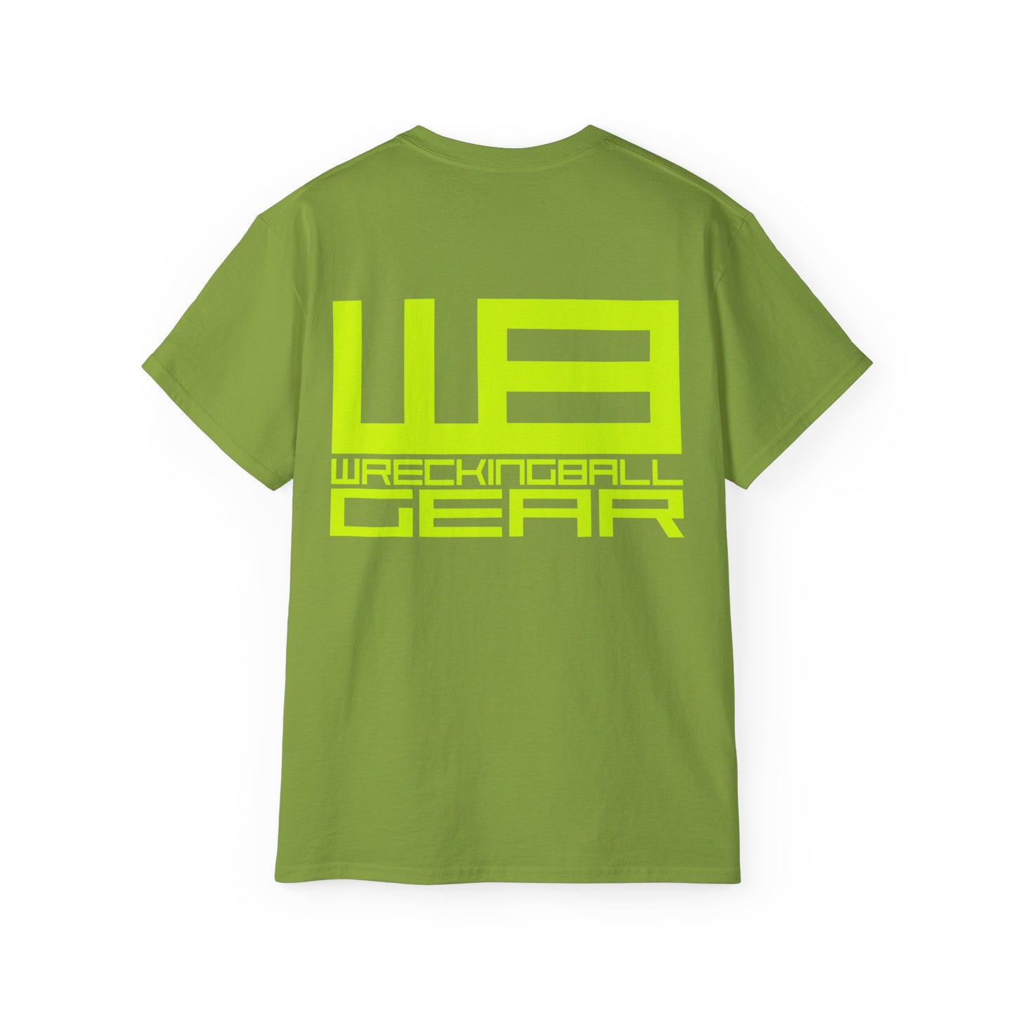 Wreckingball Gear - The Classic Tee - Lime logo