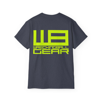 Wreckingball Gear - The Classic Tee - Lime logo