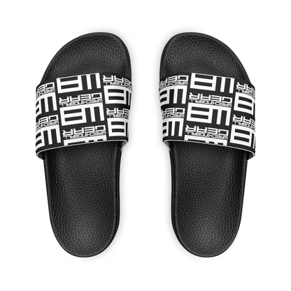 Wreckingball Gear -Slide Sandals Hyper White on Black