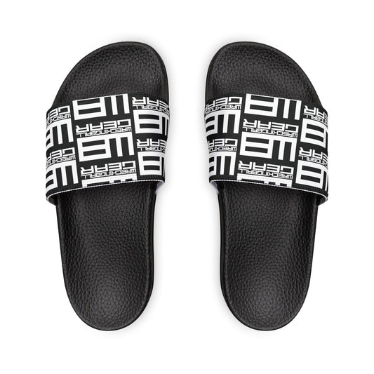 Wreckingball Gear -Slide Sandals Hyper White on Black