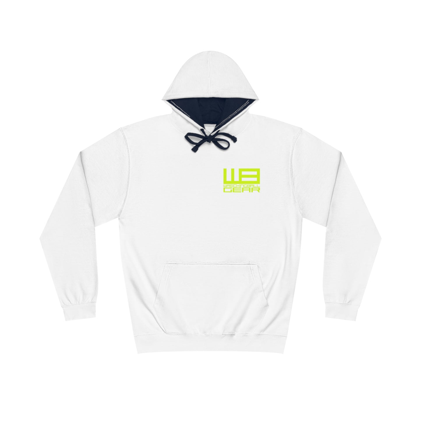 Wreckingball Gear - Varsity Hoodie Lime