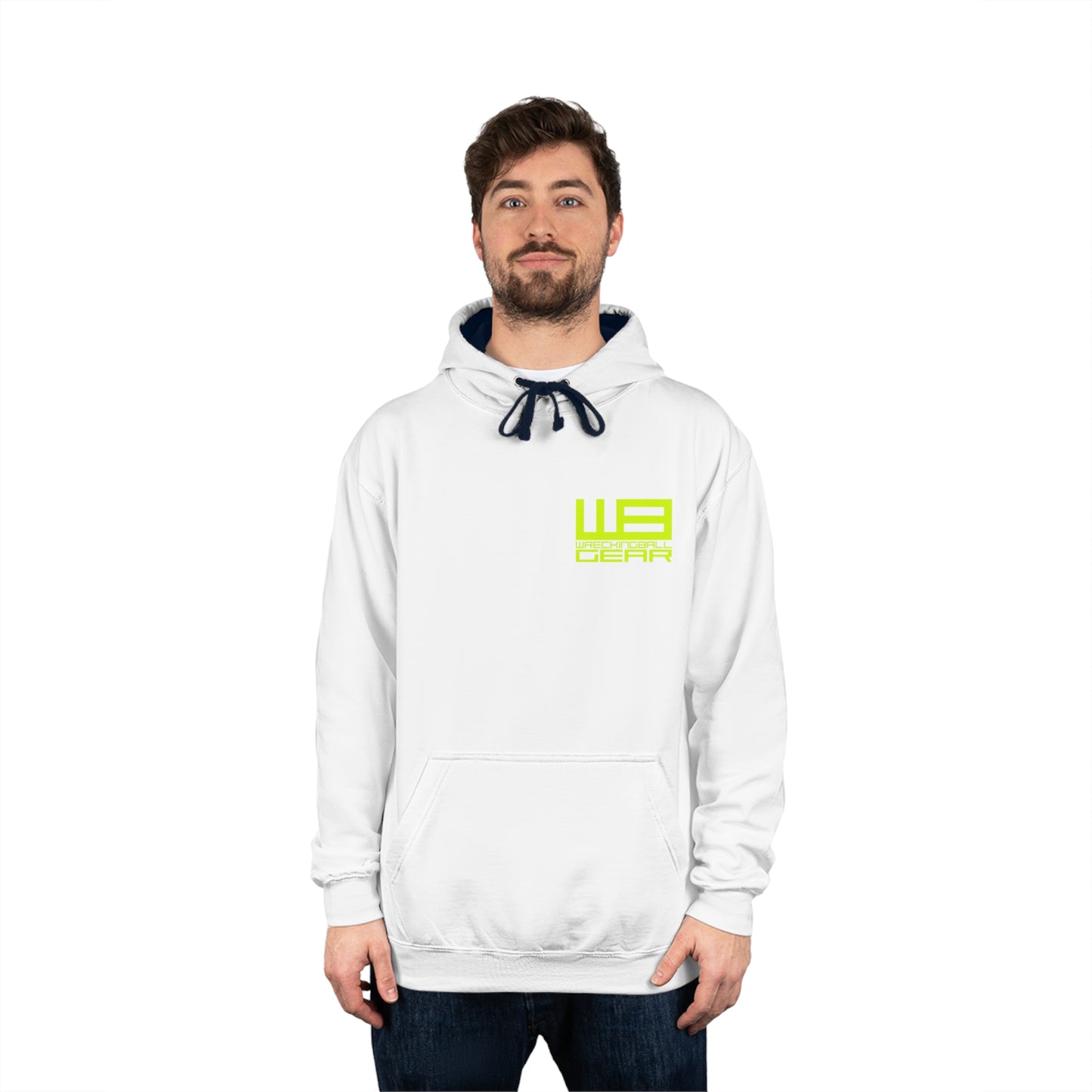 Wreckingball Gear - Varsity Hoodie Lime