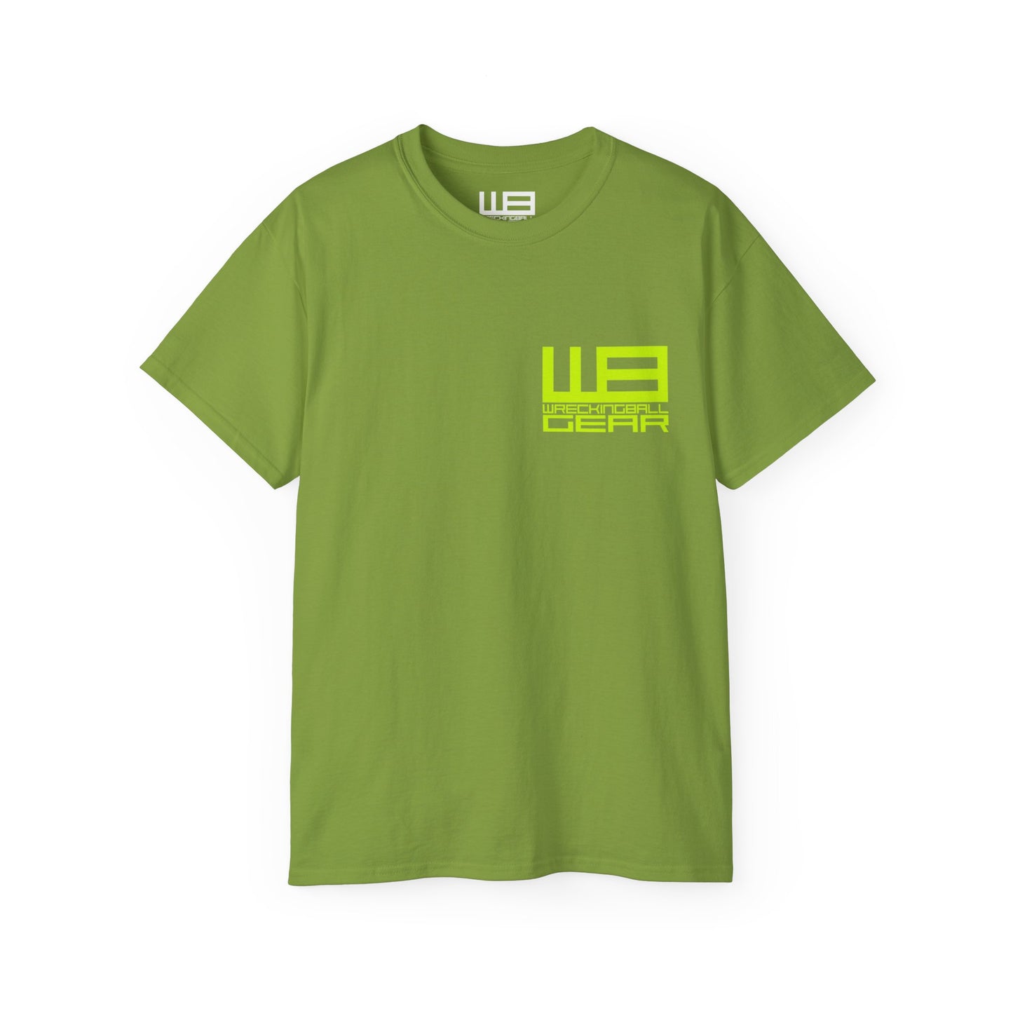 Wreckingball Gear - The Classic Tee - Lime logo