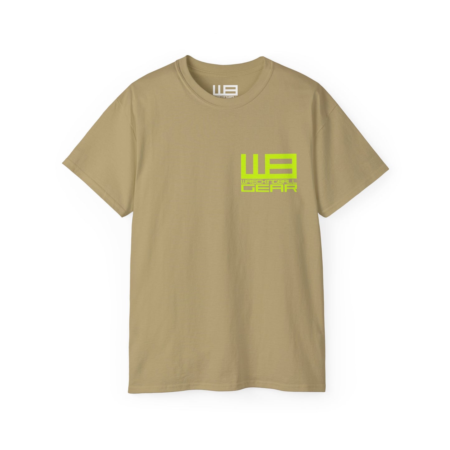 Wreckingball Gear - The Classic Tee - Lime logo