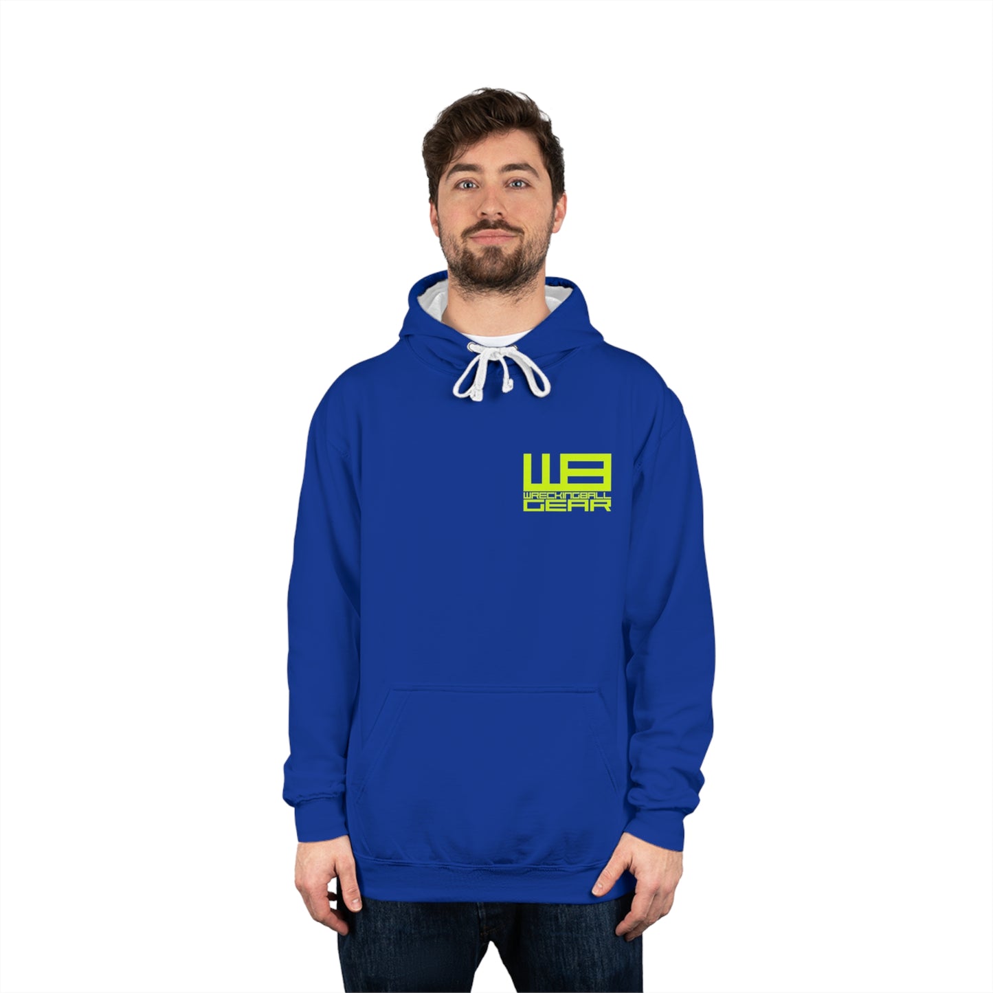 Wreckingball Gear - Varsity Hoodie Lime